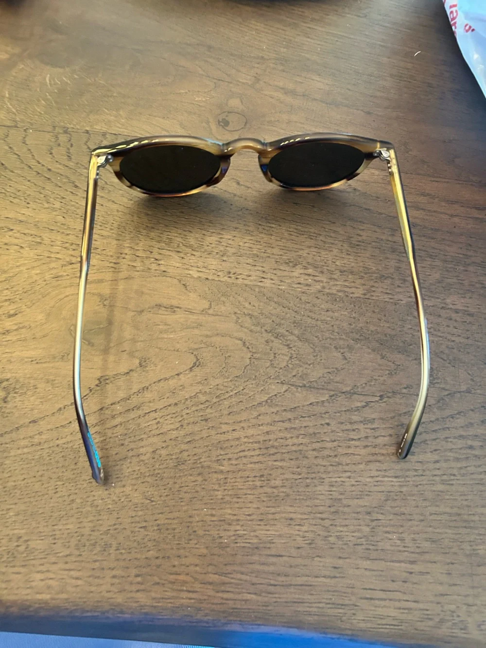 Garrett Leight Carlton classic tortoise brown frame green lenses sunglasses